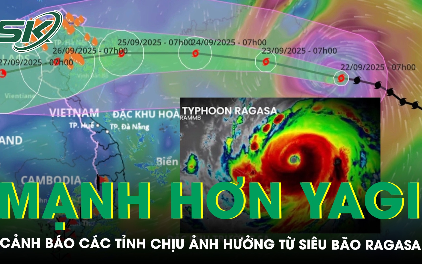 Siêu bão Ragasa bất ngờ xuất hiện, đe dọa miền Bắc Việt Nam