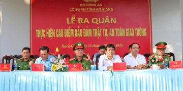 Công An Xã An Châu Tăng Cường Giải Tỏa Hành Lang An Toàn Giao Thông